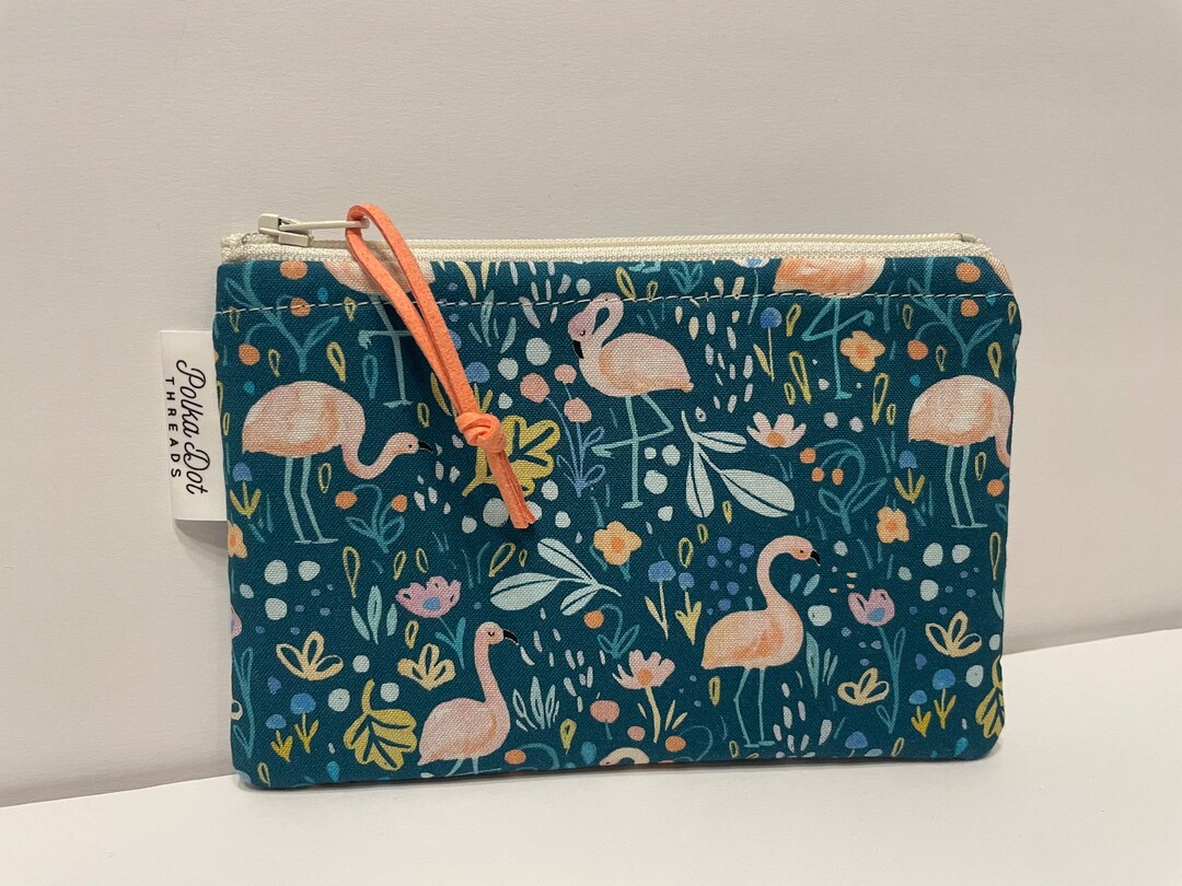 Flamingos, Purse Pouch, Flamingo, Coin Purse, Makeup Bag, Cosmetic Bag