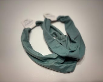 Mommy and Me Sage Twist Headband Set, Boho Head Wrap