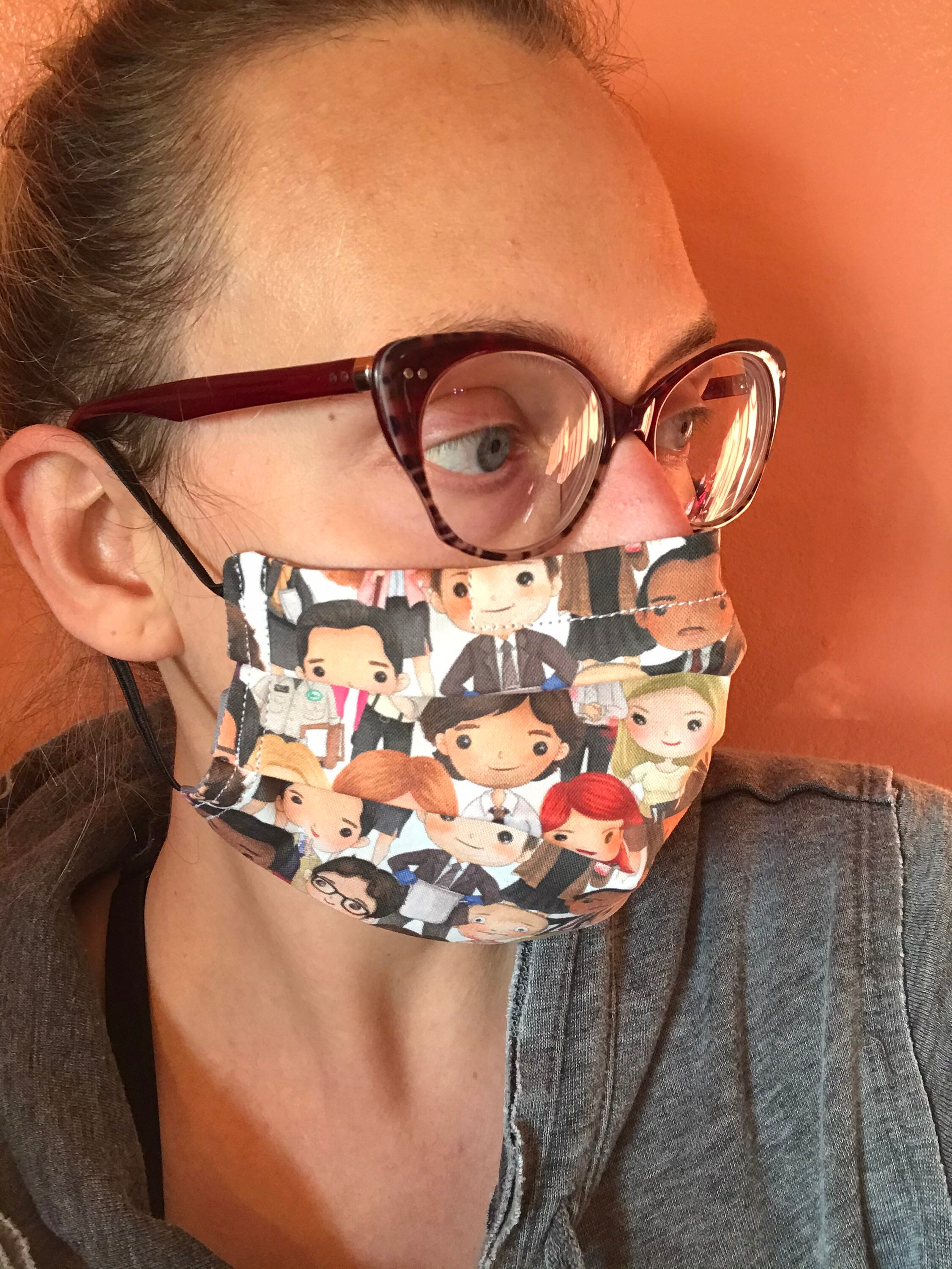 The Office Face Mask Face Covering office Mask Mask Etsy