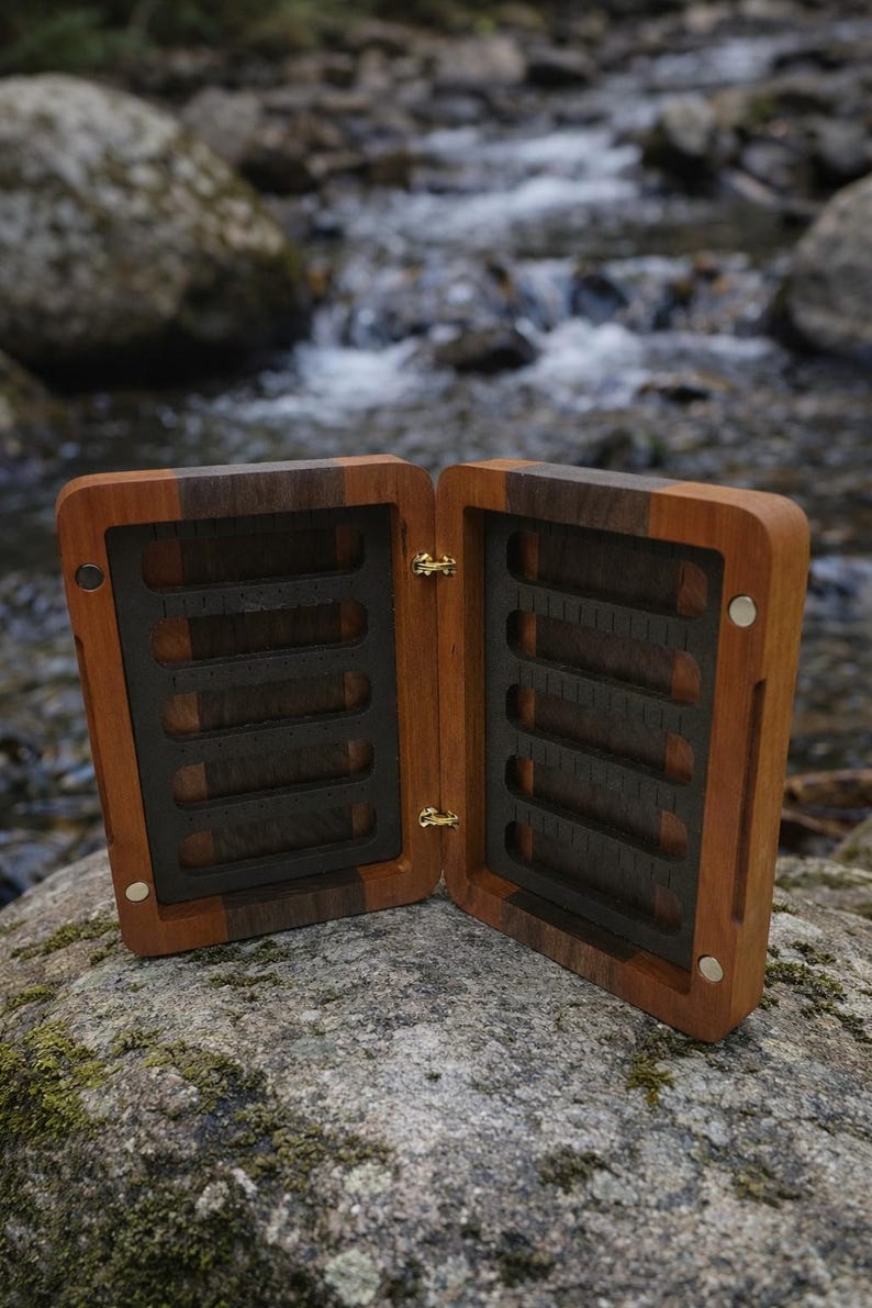 Custom Hardwood Fly Box – Personalized Fly Fishing Gift - Etsy