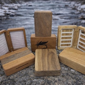 Custom Hardwood Fly Box – Personalized Fly Fishing Gift