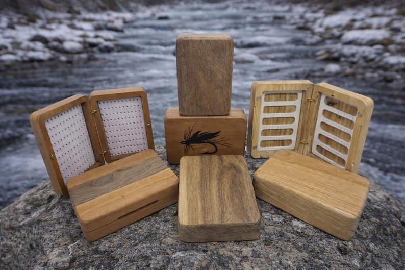 Custom Hardwood Fly Box – Personalized Fly Fishing Gift - Etsy