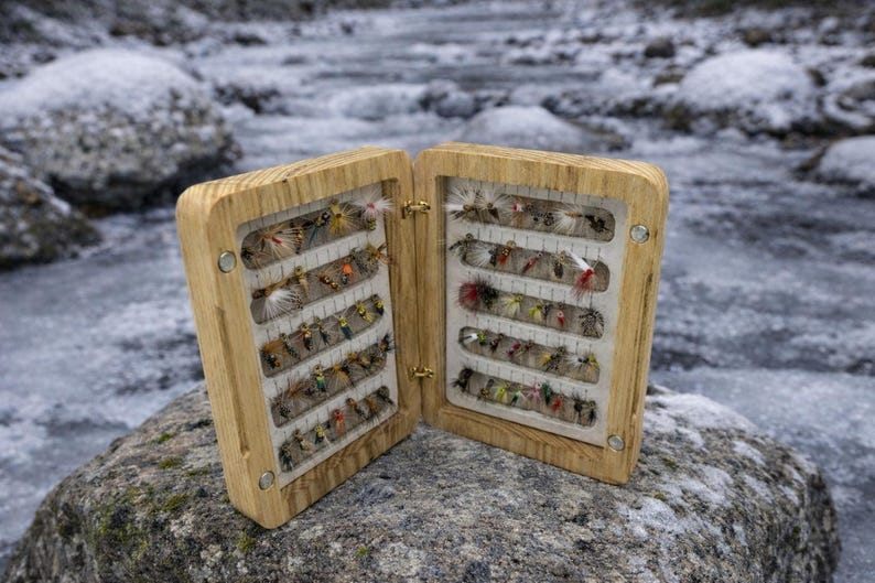 Handmade Fly Boxes Custom Hardwood Fly Box – Personalized Fly Fishing Gift - Etsy