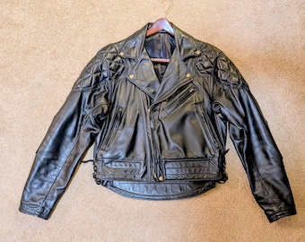 1960's Langlitz Leather Padded Jacket Cascade - Etsy