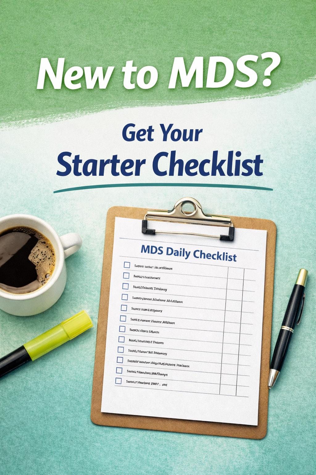 Free MDS Daily Checklist | Skilled Nursing MDS Organization Tool | SNF ...