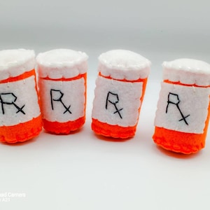 Kid&#39;s Playtime Felt Medicine Bottle | Halloween Costume Accessory | Play Doctor | Nurse