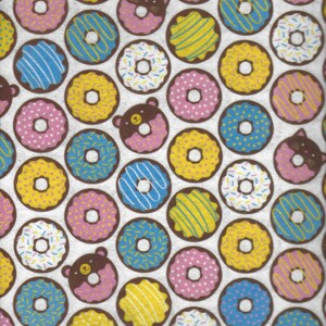 Colorful Bear Donuts Felt Sheets | Baked Goods | Craft Supplies