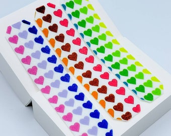 Felt Band Aids: Rainbow Hearts 3 packs | Cute Bandages | Doctor Pretend Play