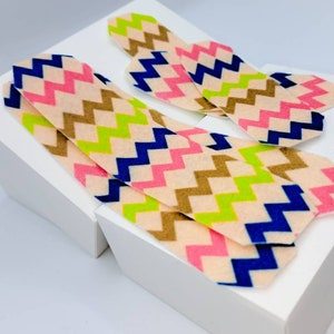 Felt Band-Aids: Chevron Pride Rainbow Stripes Bandage 3 packs | Doctor Bandages | Pretend Play