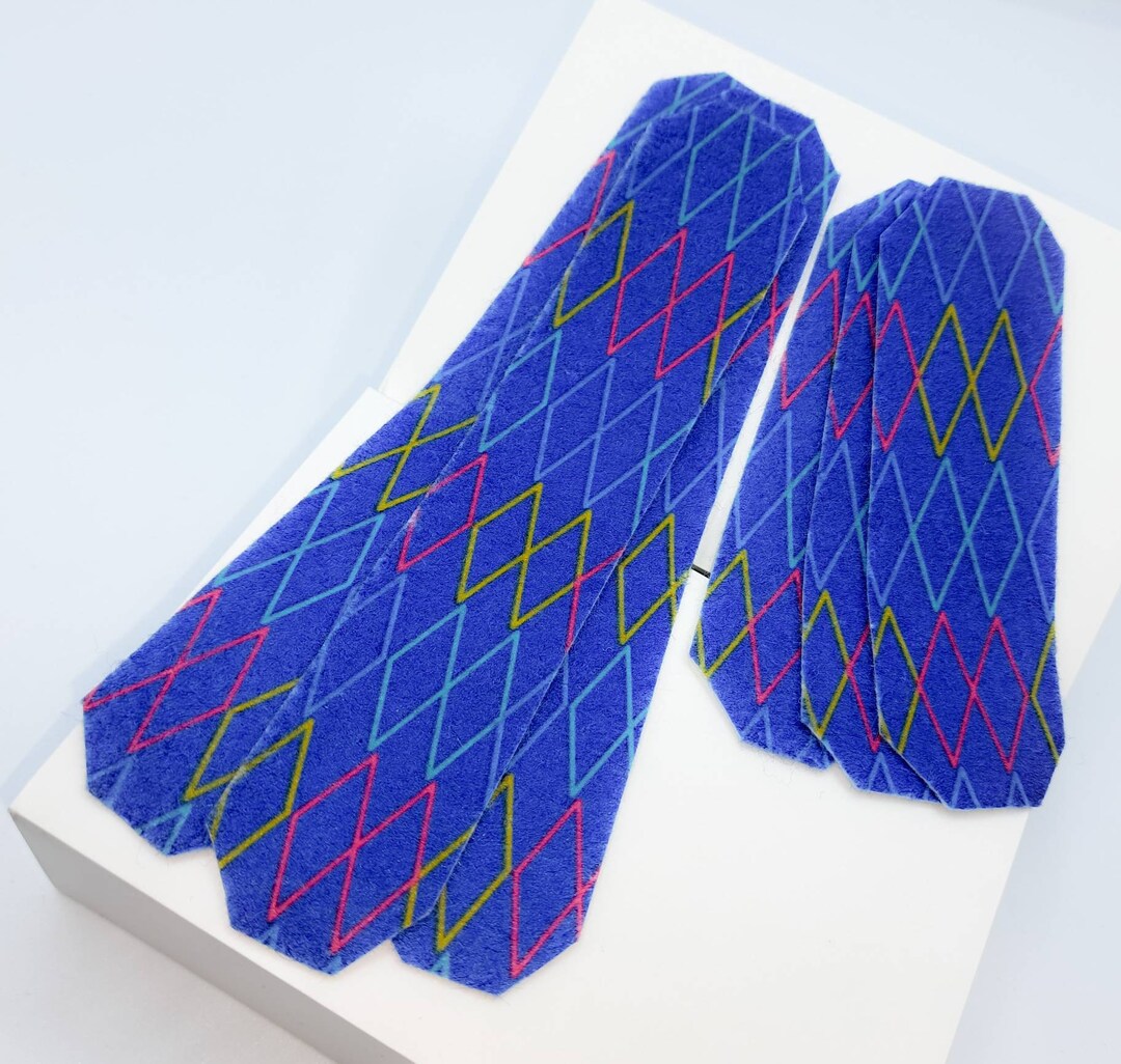 Felt Bandaids Blue Laser Zig Zag Bandage 3 Packs Doctor Bandages
