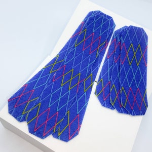 Felt Band-Aids: Blue Laser Zig Zag Bandage 3 packs | Doctor Bandages | Pretend Play
