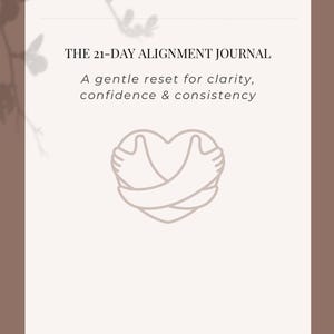 21 Day Alignment Journal | Life Reset Planner | Guided Self Reflection Workbook | Manifestation Journal | Mental Clarity Digital Planner