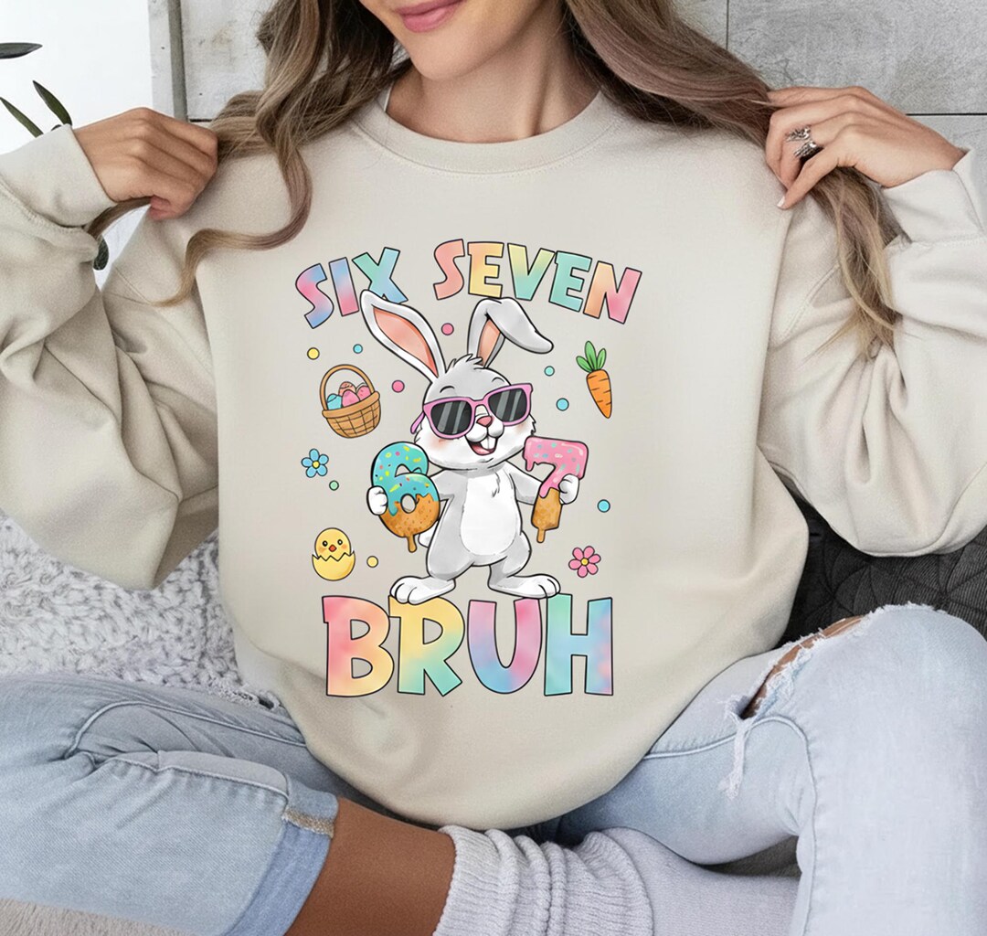 Happy Easter Day 67 Bunny PNG, Six Seven Easter Day, 67 Easter Egg Png ...