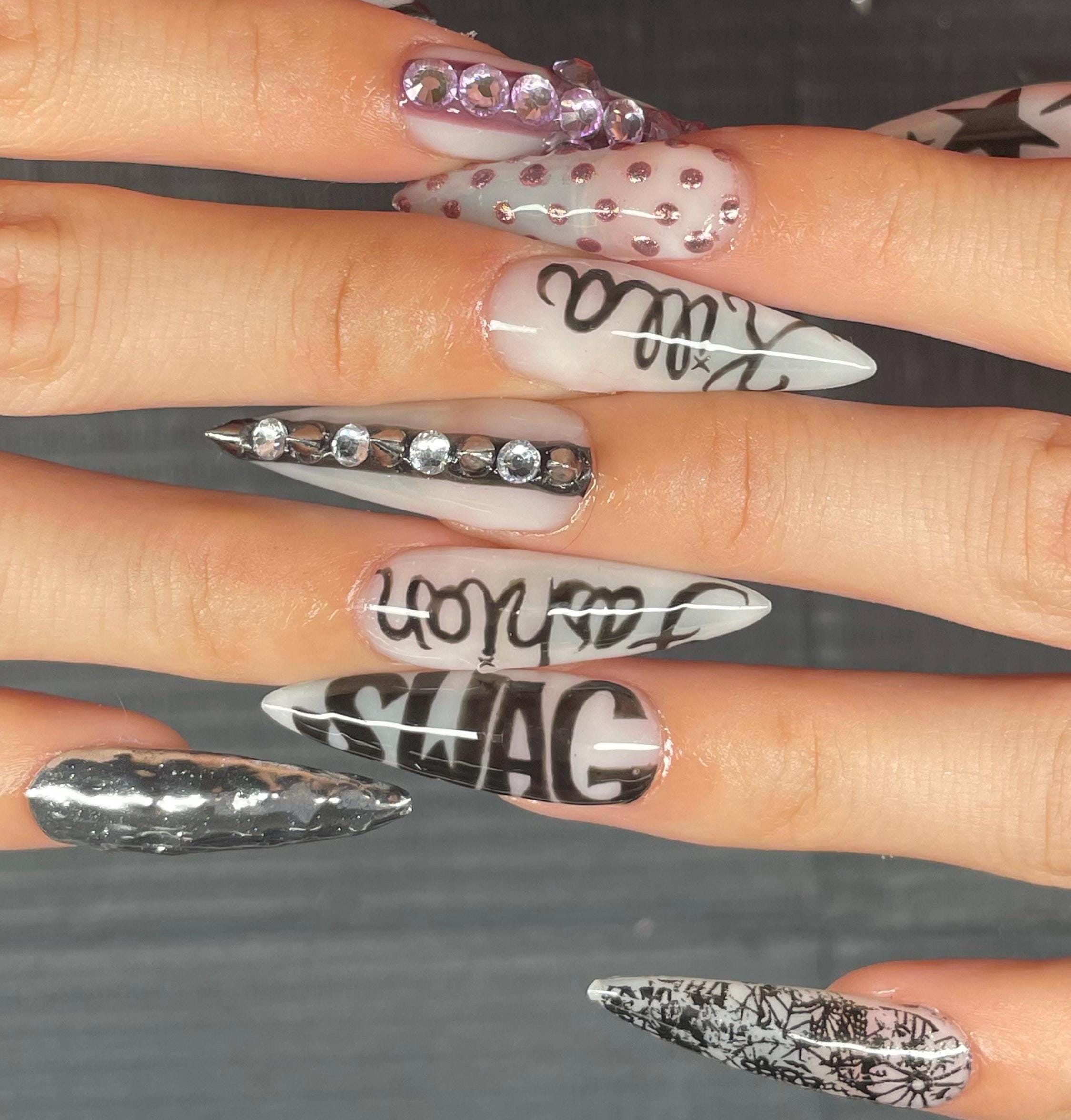 ASAP Rocky Fashion Killa Custom Nail Set - Etsy