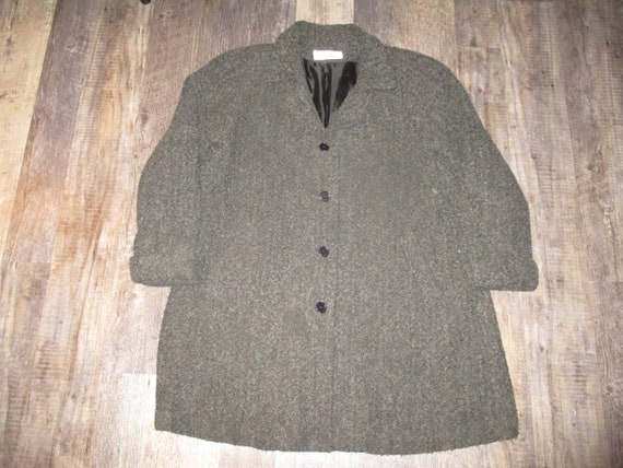 Rare Vintage 1980s Sandro Wool Overcoat - image 2