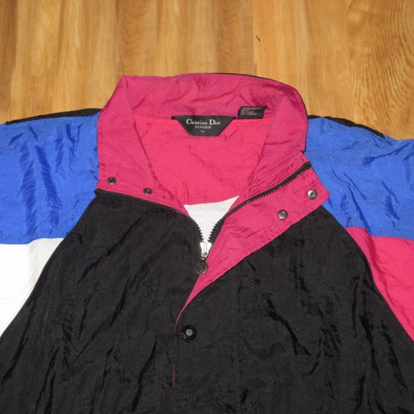 Reserve - Rare Vintage 1990s Christian Dior Rave Hip Hop Track Jacket