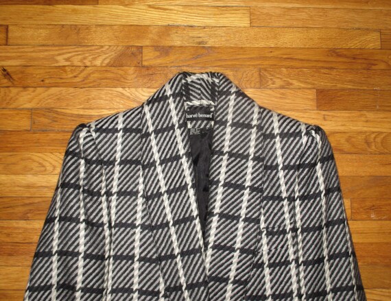 80’s Maroon Wool Full Length Buttoned Coat by Harve Benard