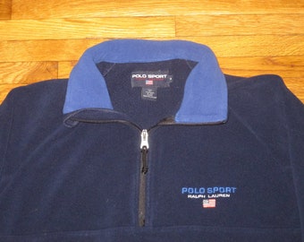 Rare Vintage 1990s Polo Sport Ralph Lauren Pullover Jacket