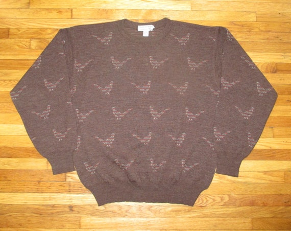Rare Vintage 1980s Bird Crewneck Sweater - image 2