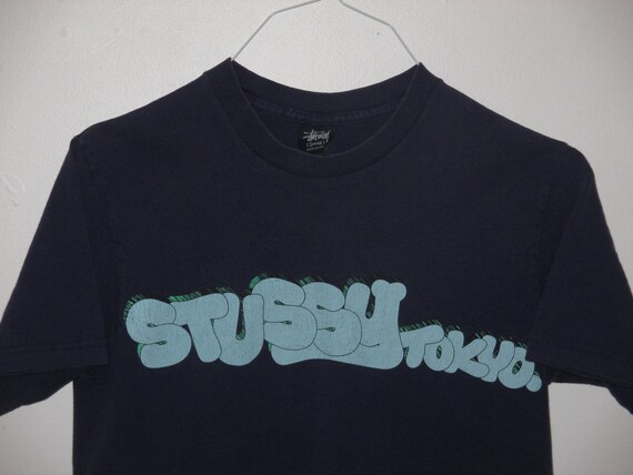 Vintage stussy shirt graffiti - Gem