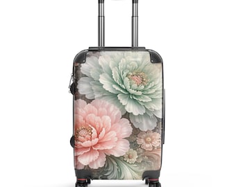 Floral Suitcase – Hard Shell Travel Luggage, Nature Inspired Carry-On