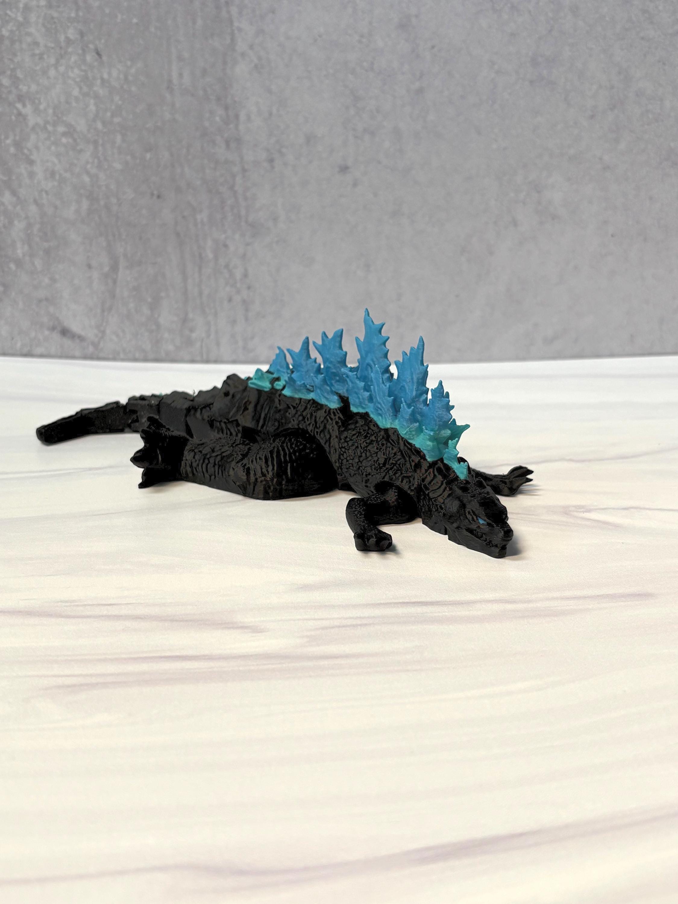 Articulated Godzilla Figure | 3D Printed Gojira Display| Poseable ...