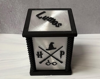 Harry Potter Lamp | Hogwarts Symbols LED Light | 3D Printed Wizard Desk Decor
