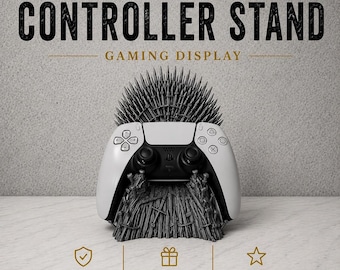 Iron Throne PS5 Dual Sense Controller Holder | Game of Thrones Inspired Controller Stand/Docking