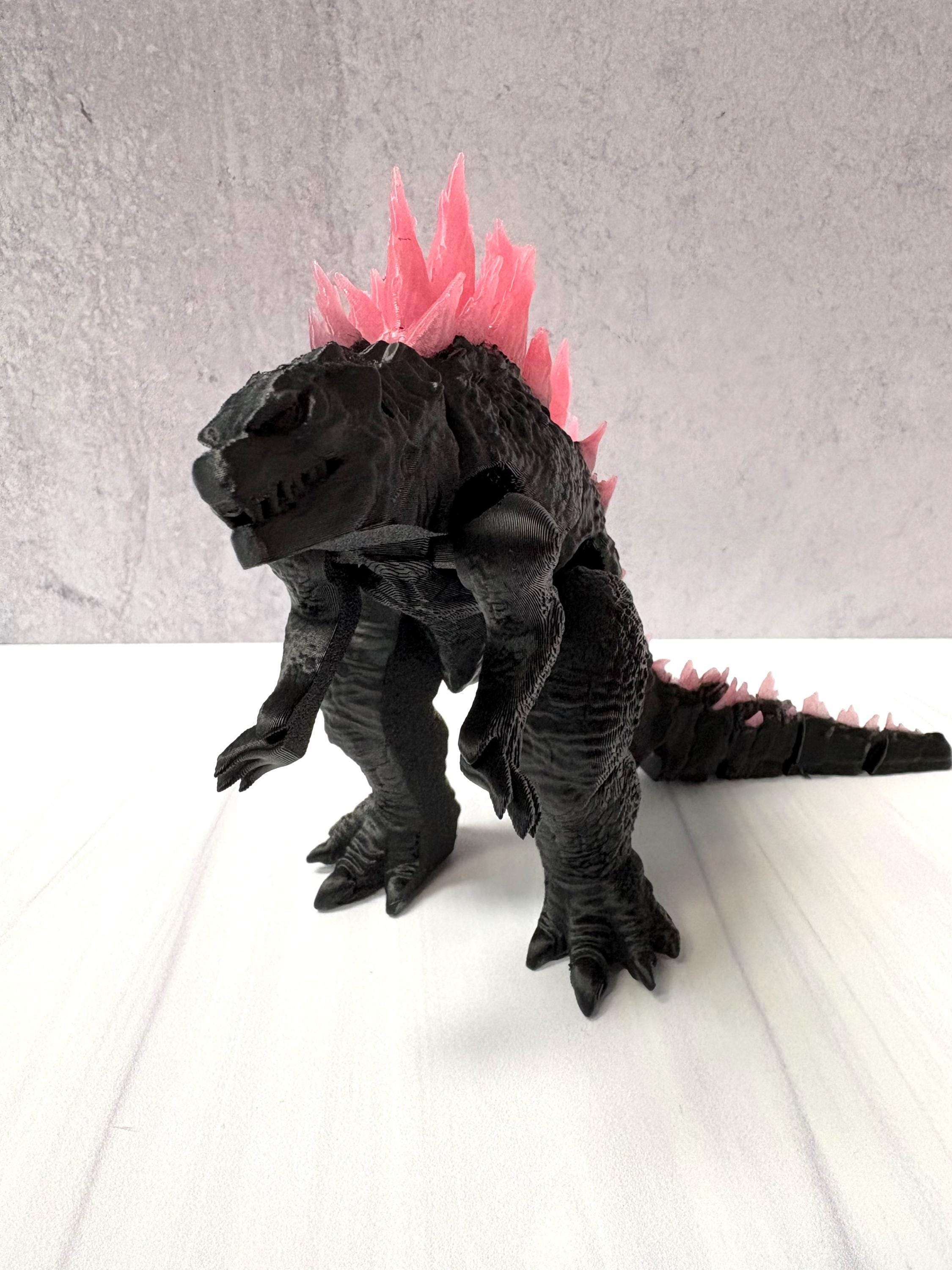 Articulated Godzilla Figure | 3D Printed Gojira Display| Poseable ...