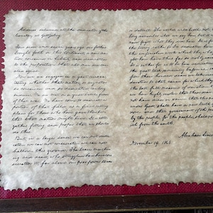 Abraham Lincoln Gettysburg Speech Framed