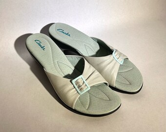 Chanclas verde jade Clark's 8 M