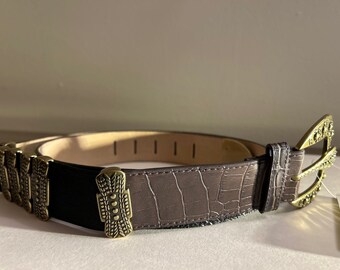 Chicos Genuine Leather Belt Number 79984 Leopard Print  display picture 2