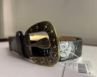 Chicos Genuine Leather Belt Number 79984 Leopard Print  display picture 2