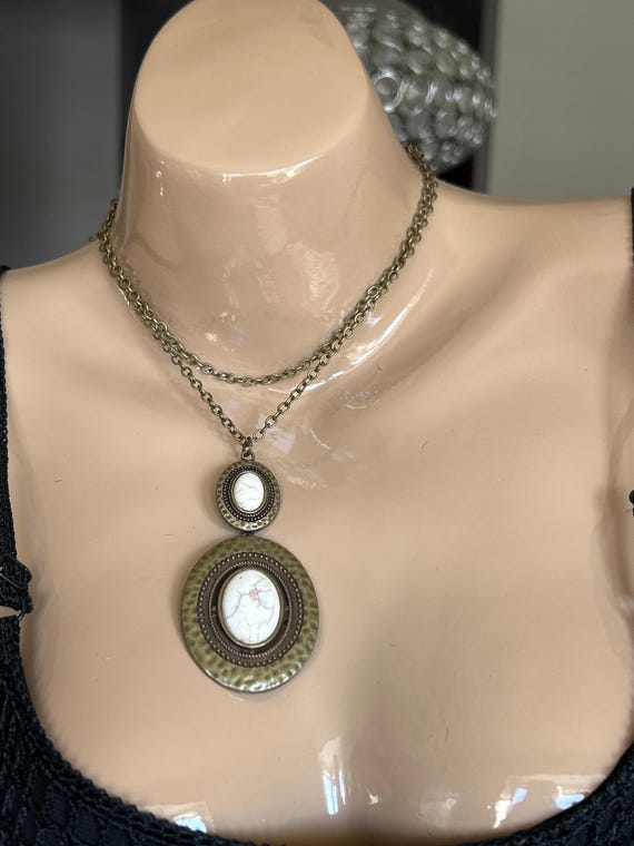 Artisan Necklace ArtNouveau style Artisan Handmade