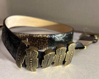 Chicos Genuine Leather Belt Number 79984 Leopard Print  display picture 3