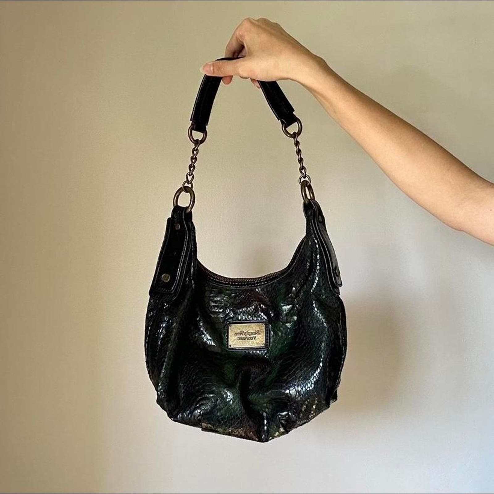 Snakeskin Bag Simply Vera Wang Mini Hobo Snakeskin Bag