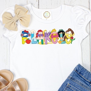Personalized Princess Name Shirt -Custom Girl Tee- Name Kids Shirt - Custom Boy Shirt- Monogram Vacation Shirt