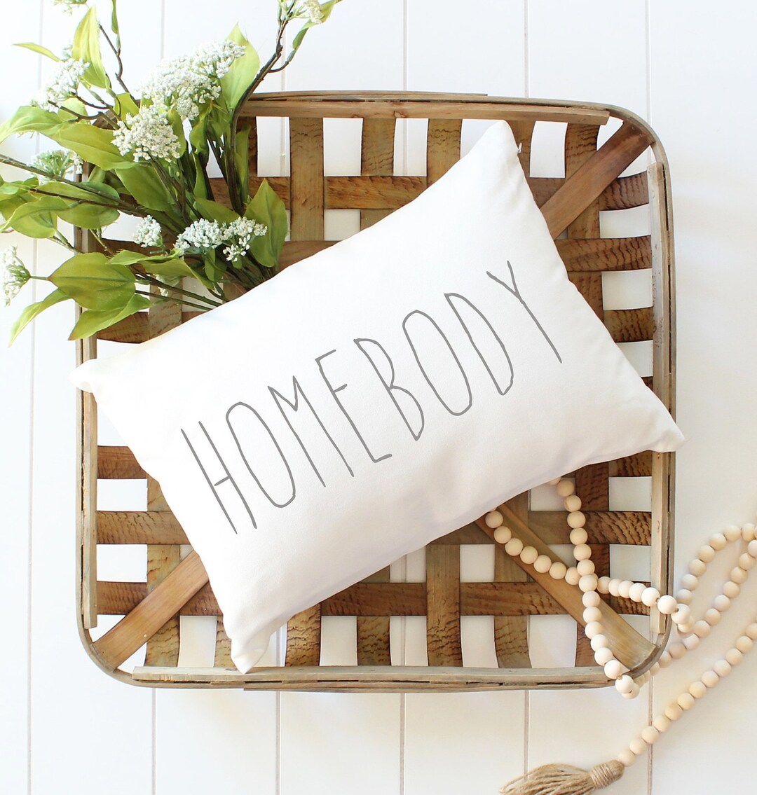 Homebody Pillow//southern Charm Cover//farmhouse Pillow//porch Etsy
