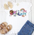 Personalized Character Dollhouse Name Shirt: Gabby Theme Monogram