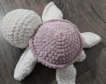 Handmade Crochet Amigurumi Sea Turtle (large) - Soft Cuddly Plushie