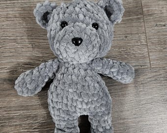Handmade Crochet Amigurumi Bear - Soft Cuddly Plushie