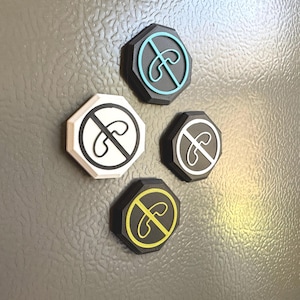 Screentime App Blocker | NFC Tag for Foqos App, Magnetic Back, 3D Printed (3-Pack)