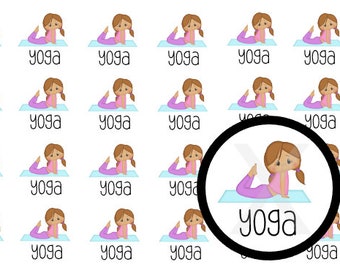 Yoga-Sticker