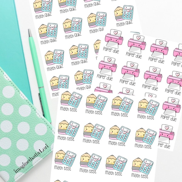 Goodnotes Math Stickers Etsy