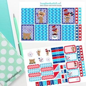 4th Fourth of July bear kit