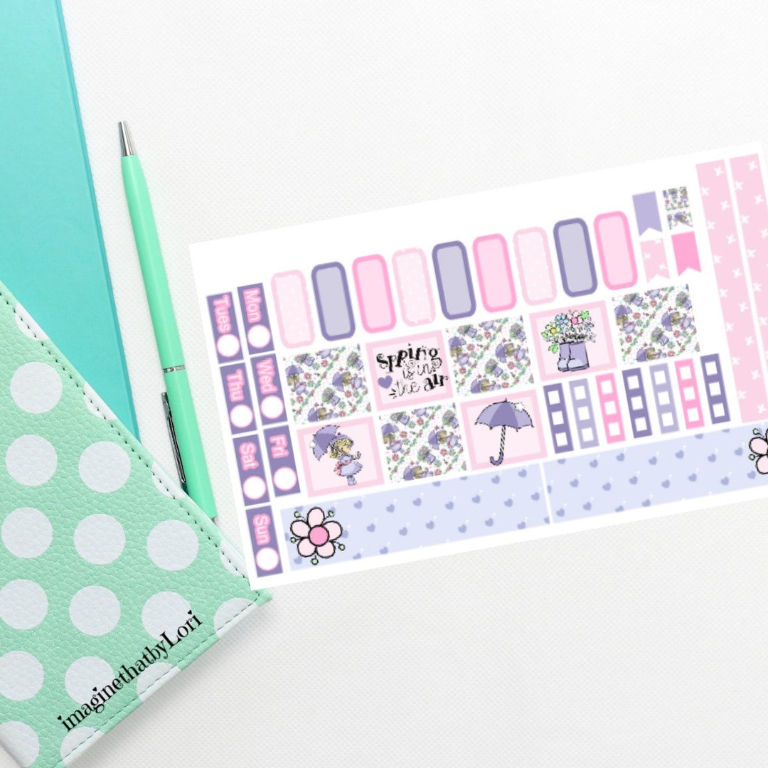 April Showers Hobonichi Kit - Etsy