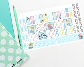 Princess with shoes and godmother fairy tale movie hobo hobonichi kit