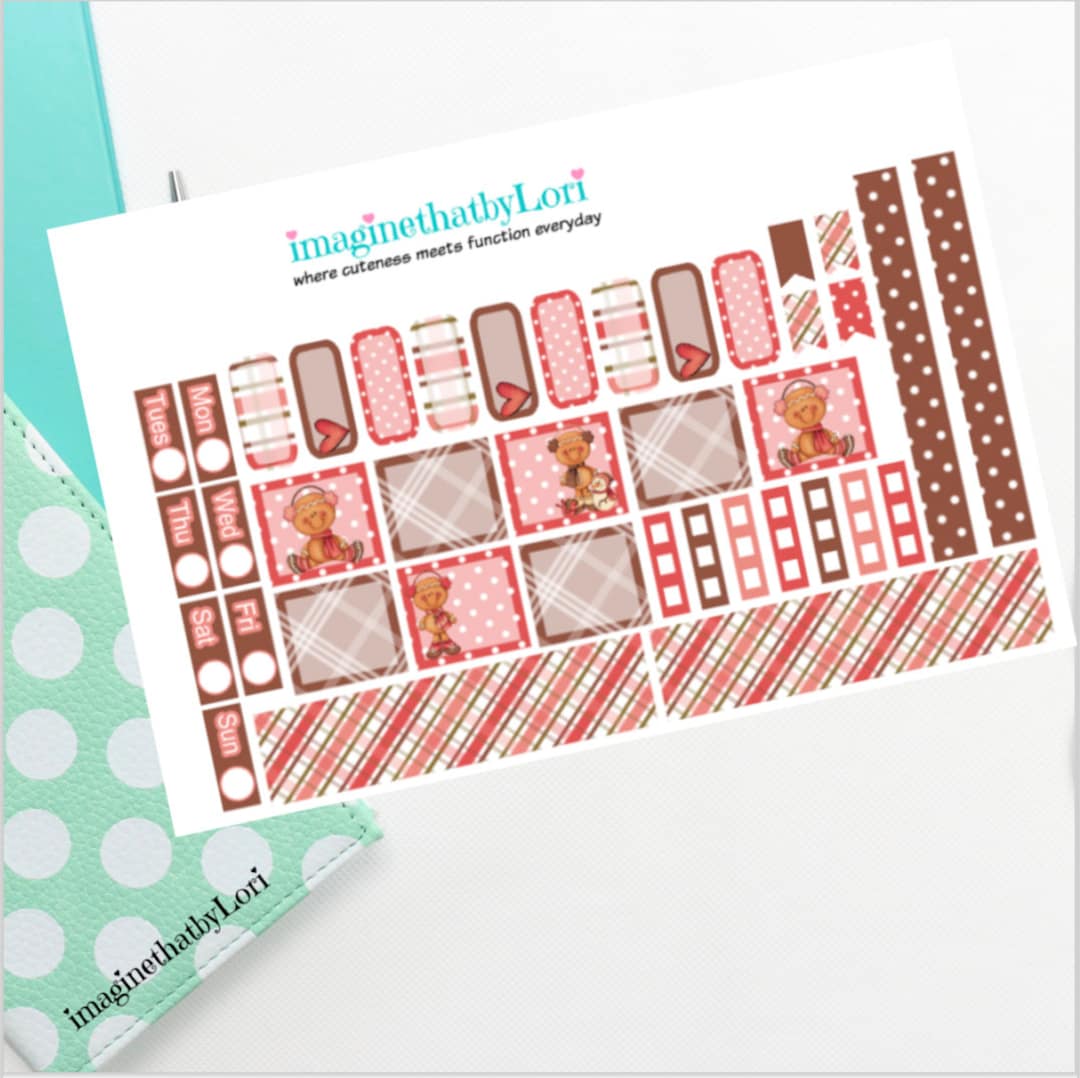 Hobonichi Weeks Kit December Gingerbread Kisses Christmas - Etsy