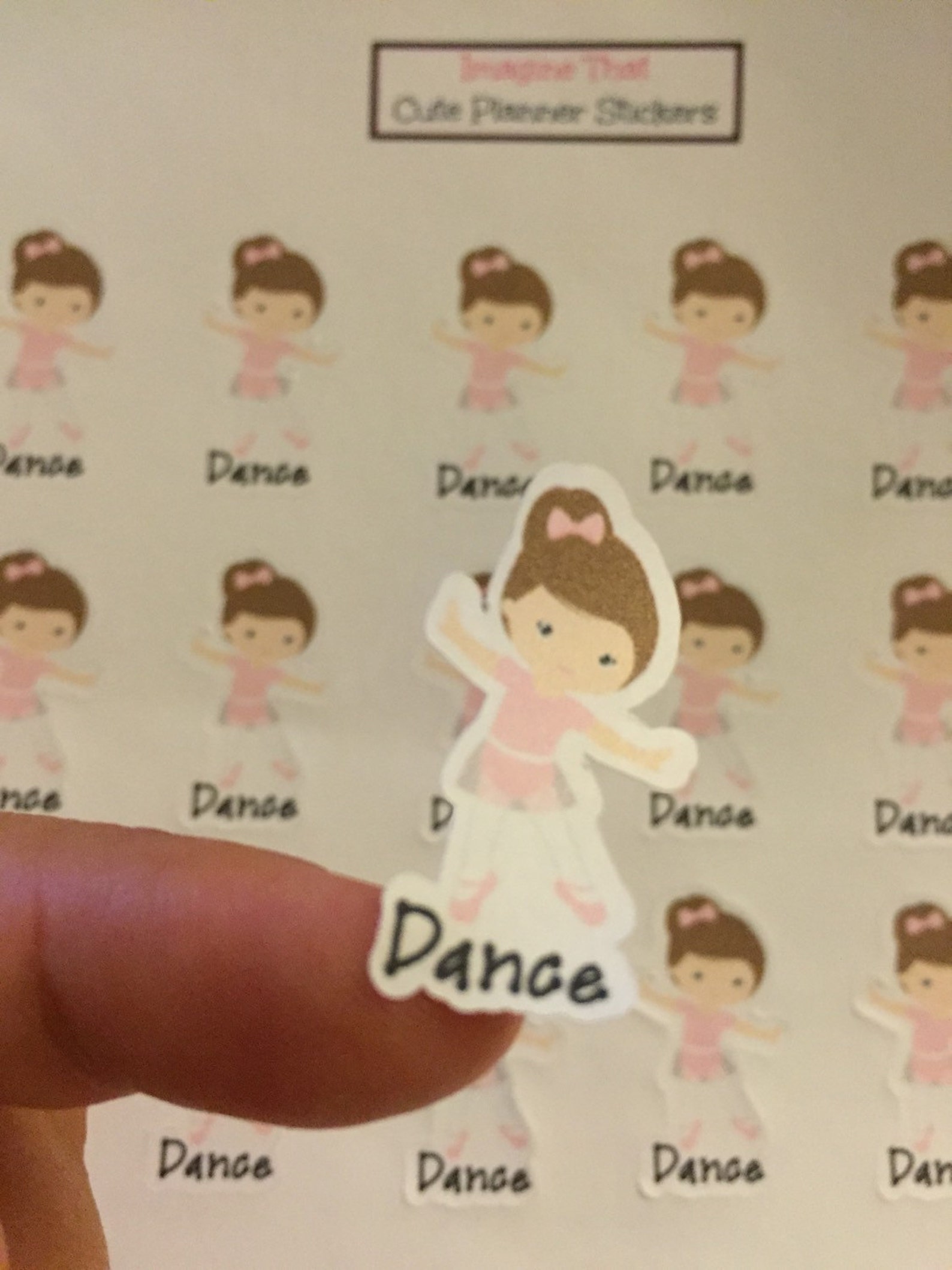 Ballet class dance class stickers Etsy