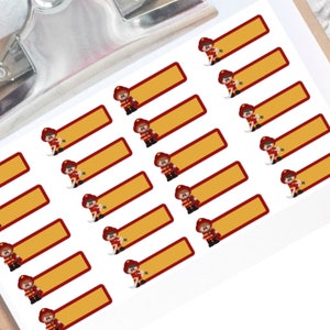 Firefighter planner stickers